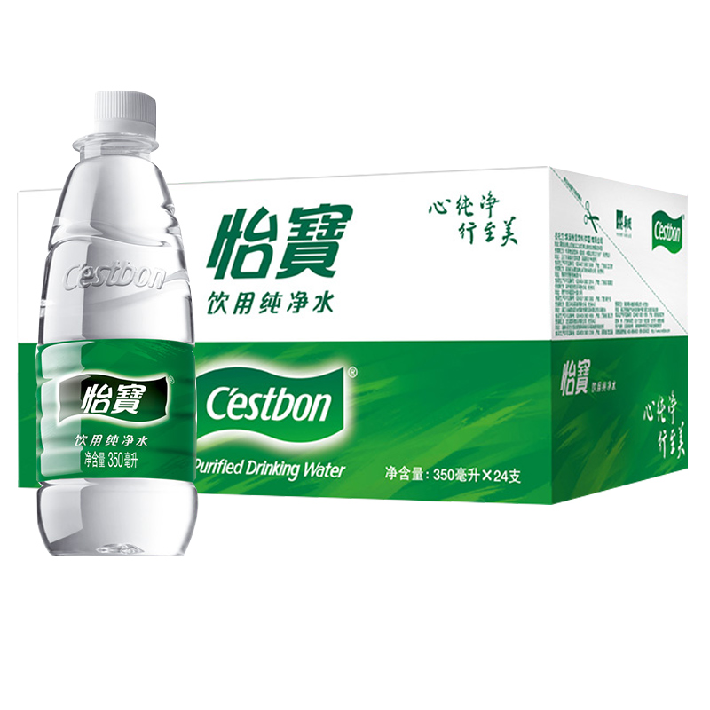 怡宝饮用纯净水350ml*24瓶/箱