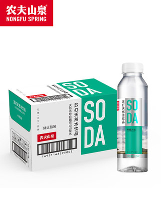 农夫山泉苏打天然水410ml*15瓶/箱